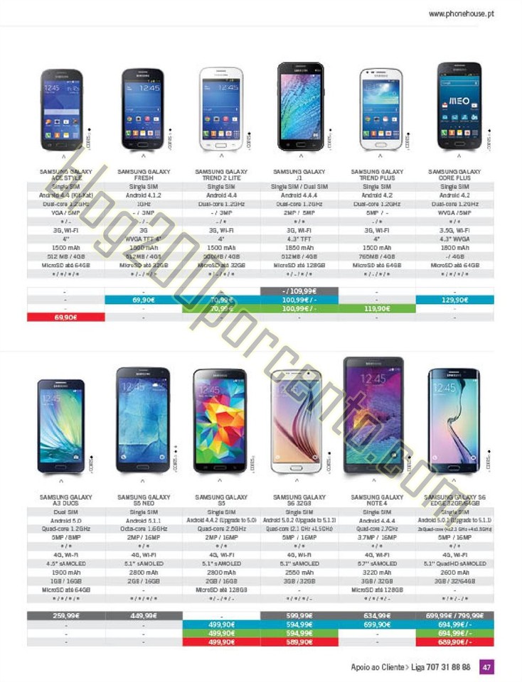 Novo Folheto PHONE HOUSE Natal promoções de 30 n