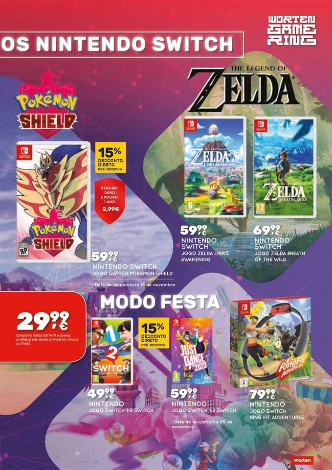 Antevisão Folheto WORTEN Gamer Promoções até 1