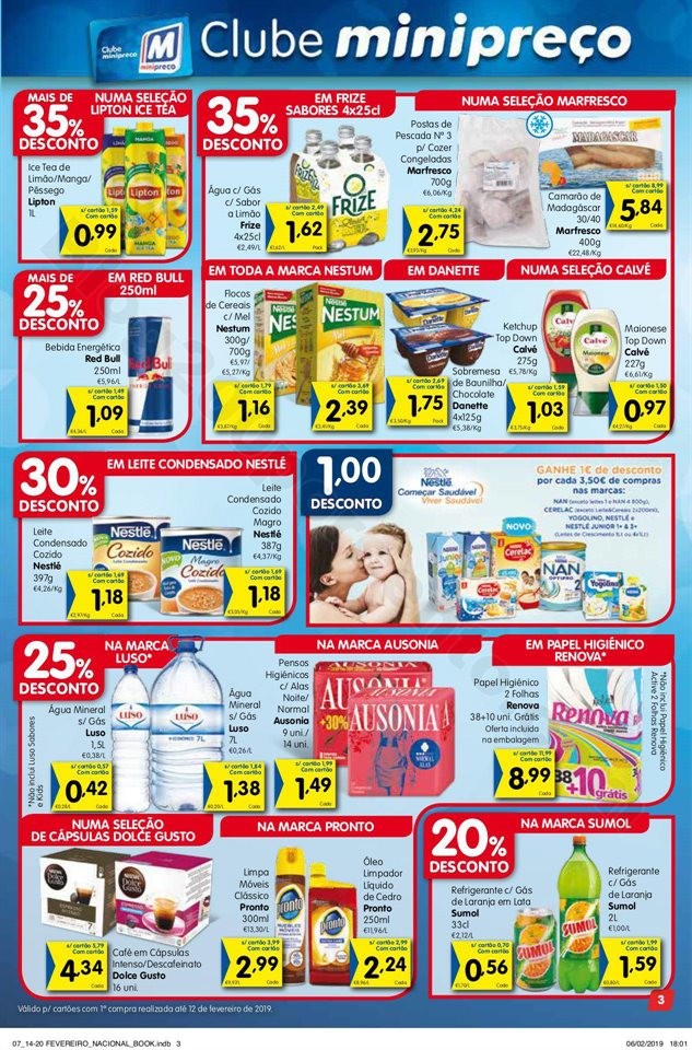 Antevisão Folheto MINIPREÇO Nacional Promoções
