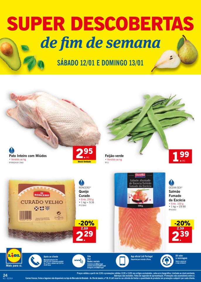 Fim de semana LIDL Promoções dias 12 e 13 janeir