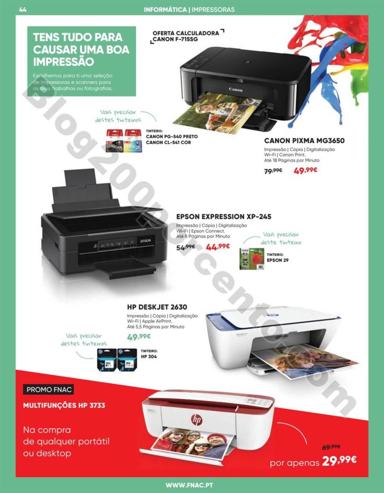 Antevisão Folheto FNAC Regresso às aulas promoç