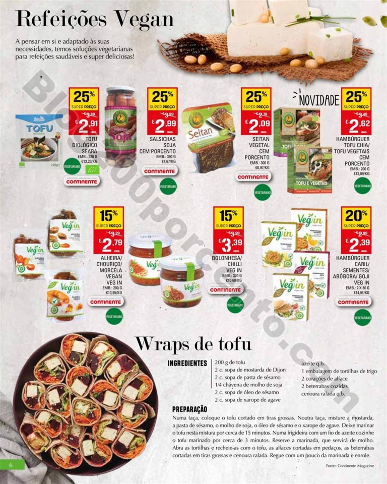 Antevisão Folheto CONTINENTE Bio e Saudável prom