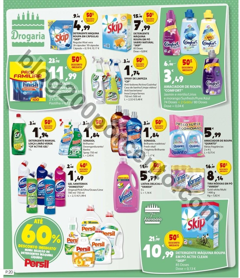 Antevisão Folheto E-LECLERC Aniversário Rana de 