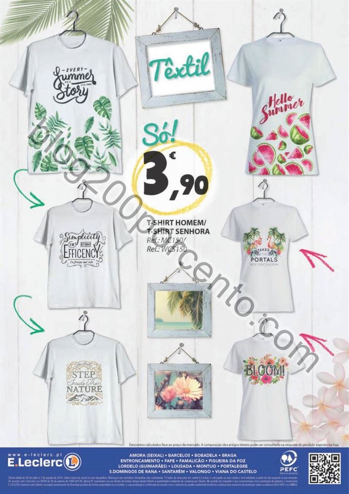Antevisão Folheto E-LECLERC Promoções de 26 jul