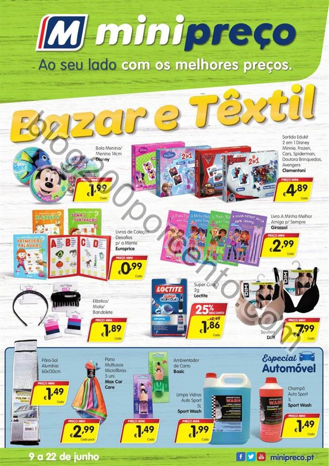 Antevisão Folheto MINIPREÇO Bazar promoções de