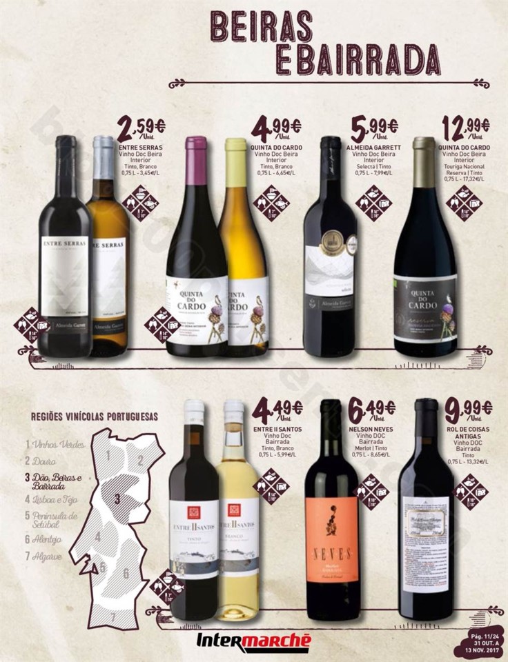 Antevisão Folheto INTERMARCHÉ Vinhos promoções