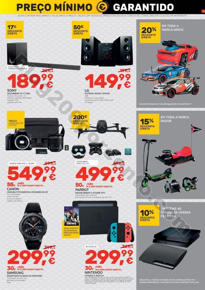 Antevisão Folheto WORTEN Promoções de 2 a 15 ag