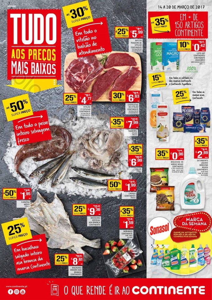 Antevisão Folheto CONTINENTE promoções de 14 a 