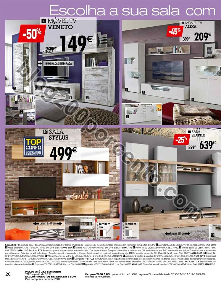 Antevisão Folheto CONFORAMA Nacional promoções 