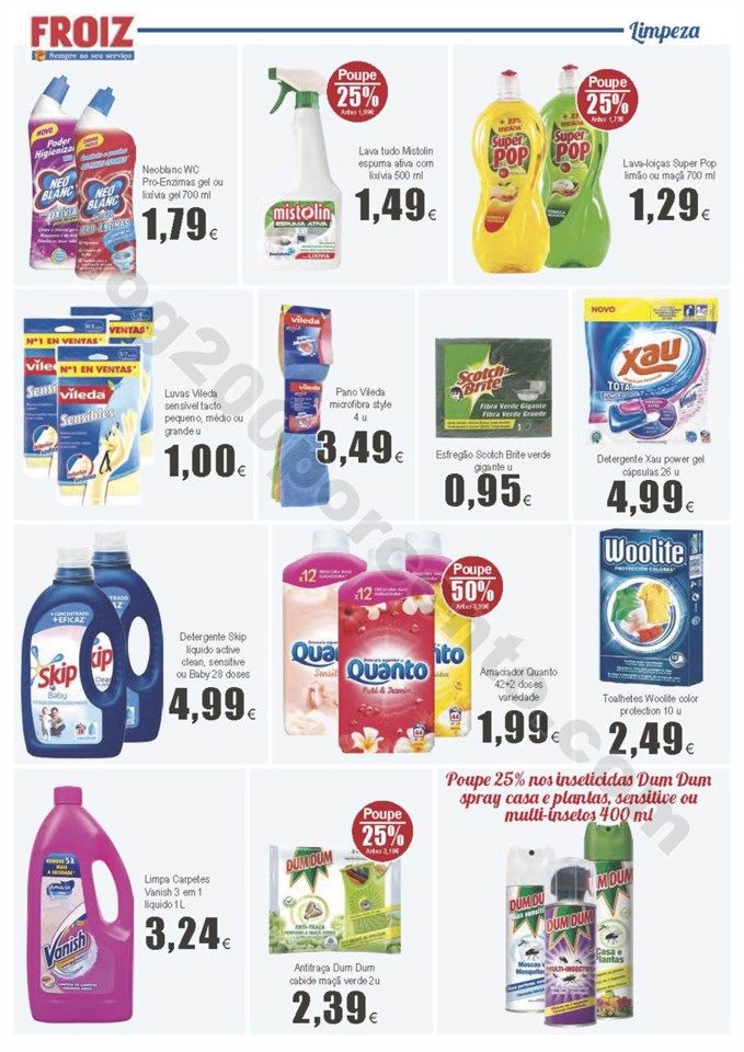 Antevisão Folheto FROIZ Promoções de 26 abril a