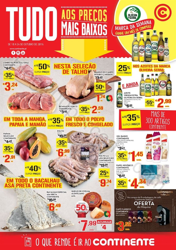 Antevisão folheto CONTINENTE Promoções de 18 a 