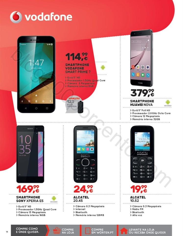 Novo Folheto WORTEN Mobile promoções até 8 feve