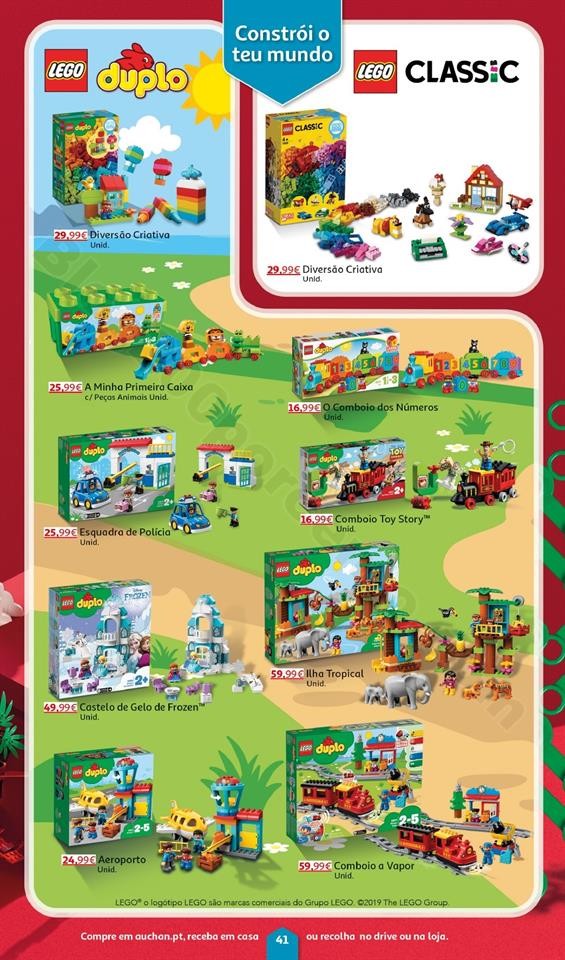 Folheto Brinquedos Natal AUCHAN Promoções de 8 n