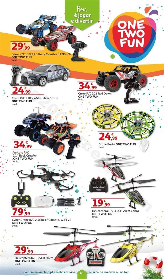 Folheto Brinquedos Natal AUCHAN Promoções de 8 n