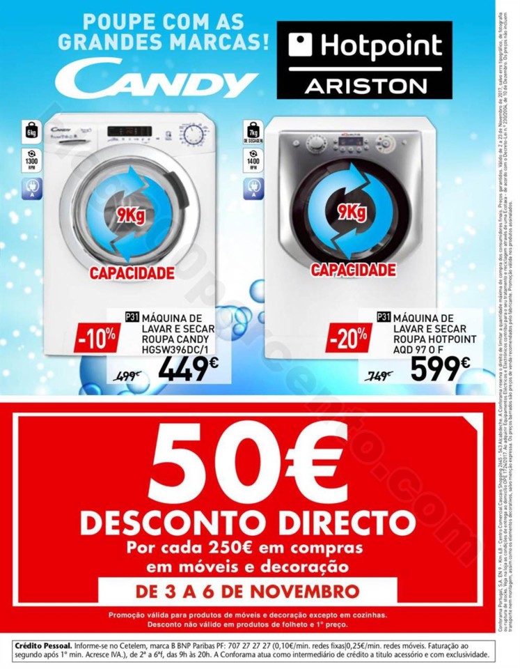 Antevisão Conforama promoções de 2 a 23 novembr