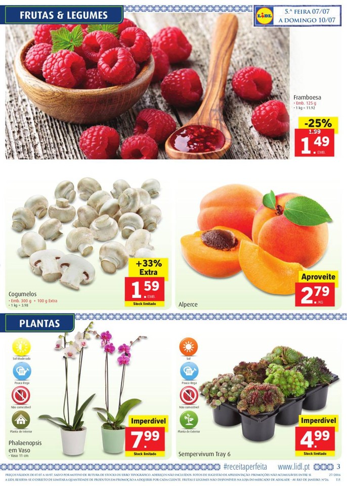 Antevisão Folheto LIDL Promoções de 7 a 13 julh