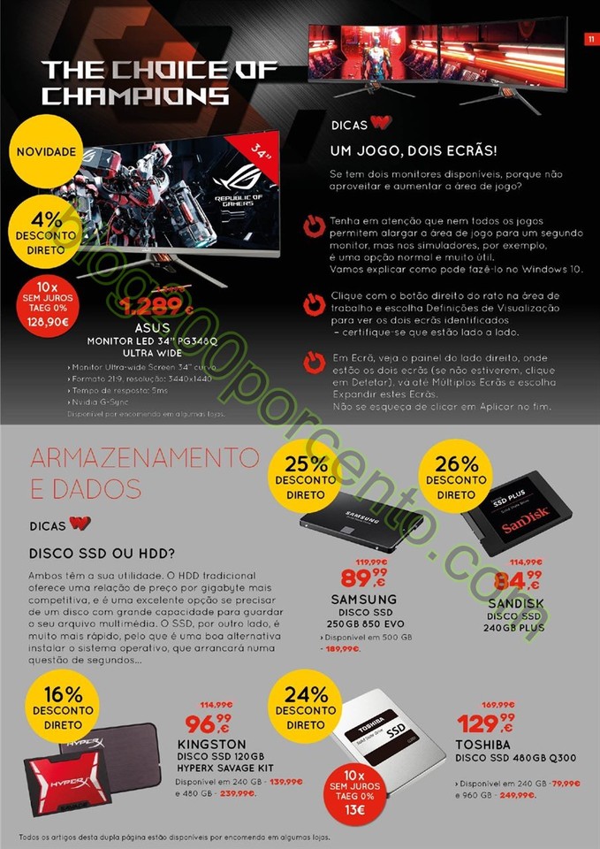 Novo Folheto WORTEN promoções de 16 março a 5 a