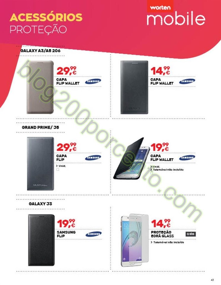 Antevisão Folheto WORTEN Mobile promoções de 11