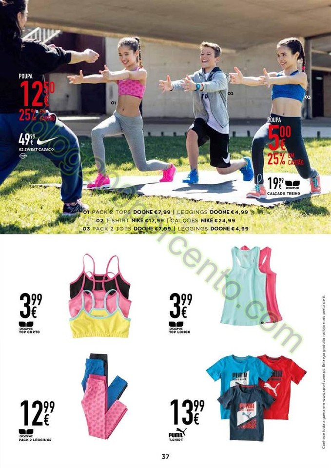 Novo Folheto SPORT ZONE promoções de 28 março a