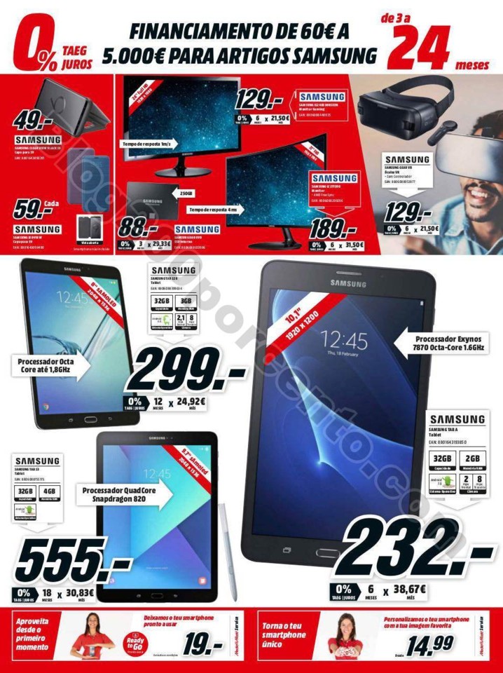 Antevisão Folheto MEDIA MARKT Samsung days Promo