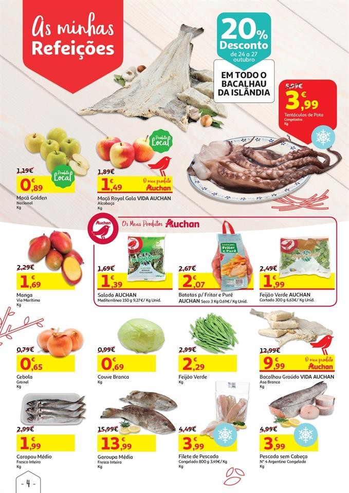 Antevisão Folheto AUCHAN Promoções de 24 a 30 o