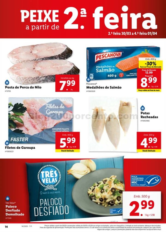 Antevisão Folheto LIDL Promoções de 30 março a