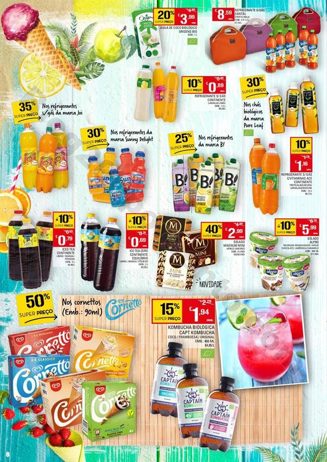 Antevisão Folheto CONTINENTE Hiper Gelados e Bebi