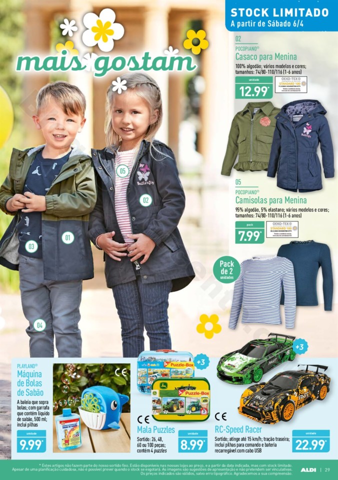 Antevisão Folheto ALDI Promoções a partir de 3 