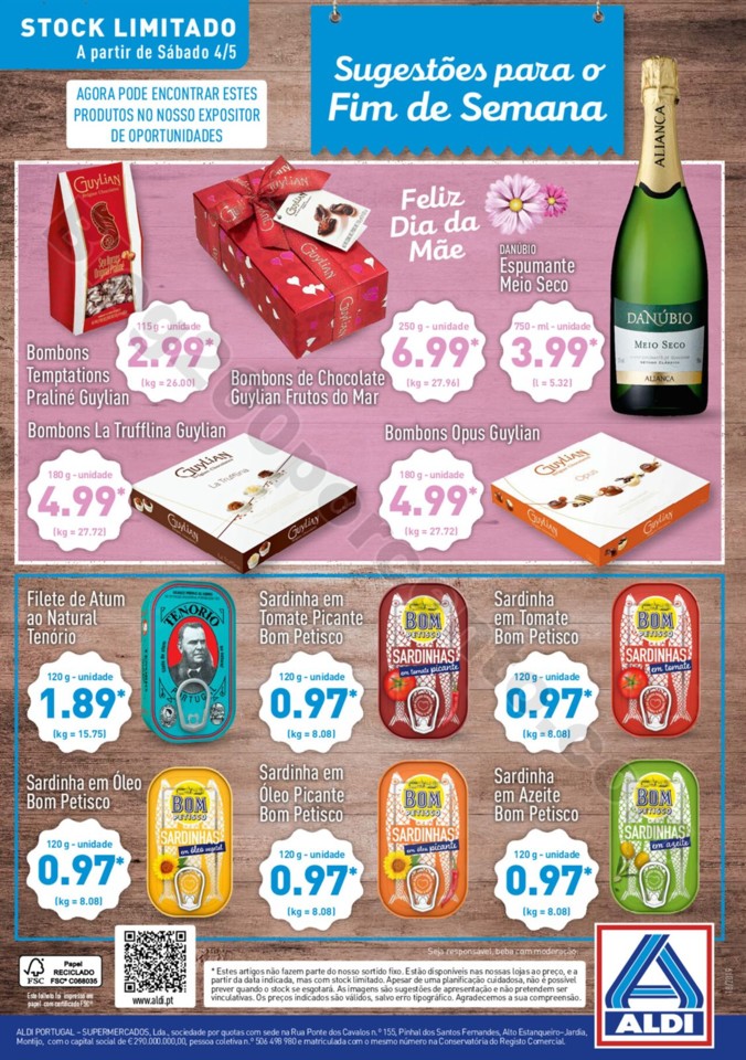 Antevisão Folheto ALDI Promoções a partir de 1 