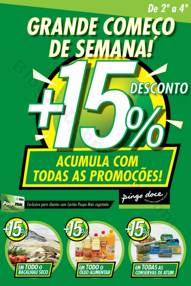 Antevisão Folheto extra PINGO DOCE 15% desconto - Antevisão Folheto extra PINGO DOCE 15% desconto -
