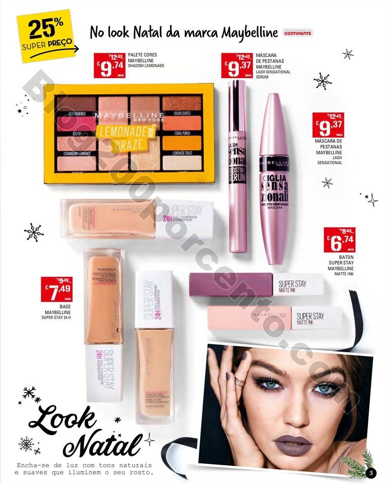 Antevisão Folheto CONTINENTE Fim de ano em Beleza