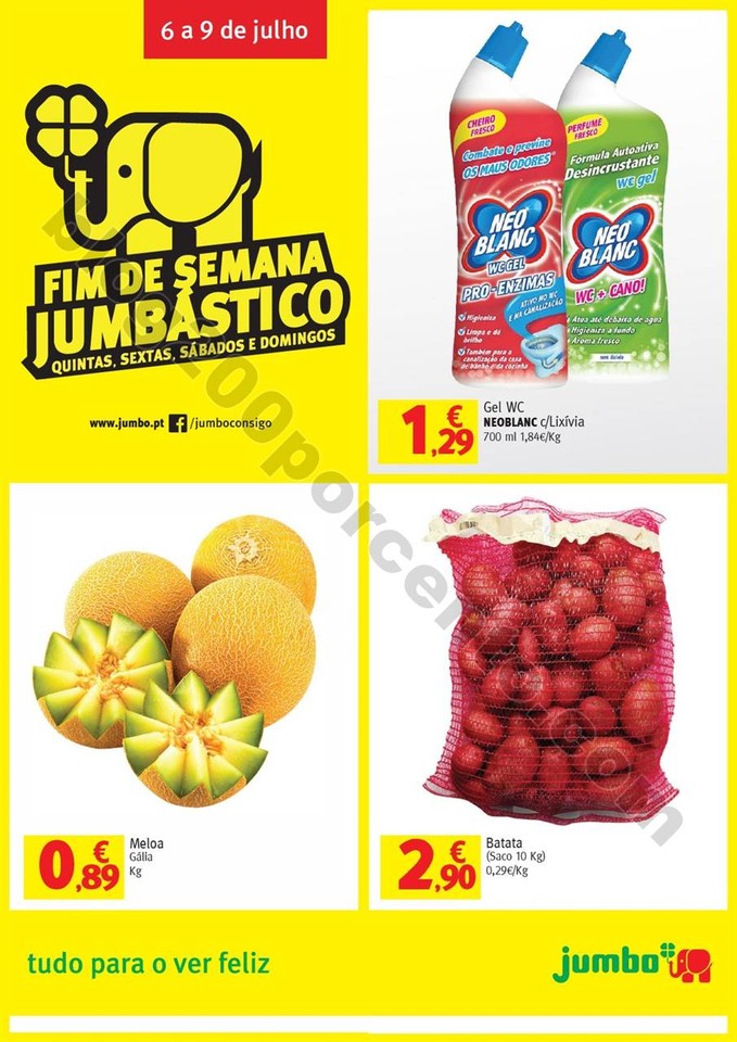 Antevisão Folheto JUMBO Fim de semana de 6 a 9 ju