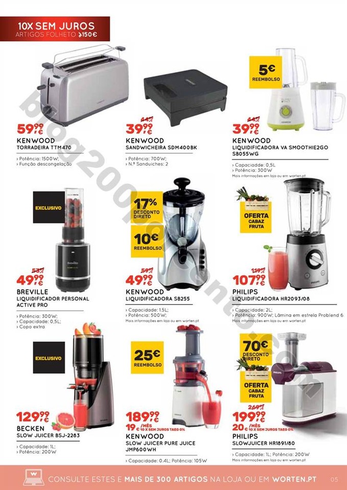 Tudo para o lar WORTEN promoções até 2 agosto p