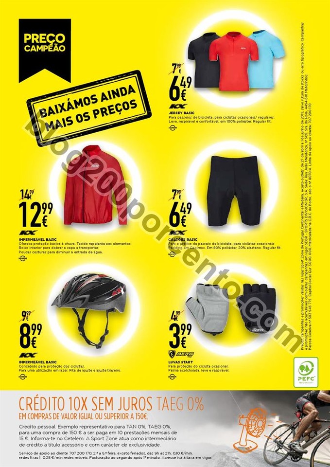 Novo Folheto SPORT ZONE Ciclismo de 27 abril a 1 j