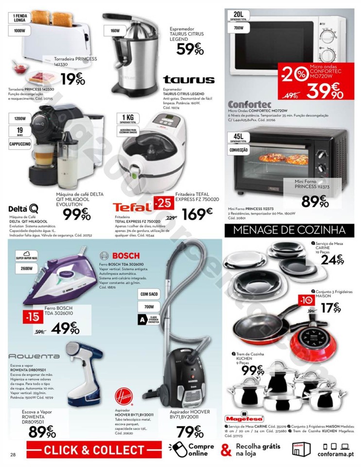 Antevisão Folheto CONFORAMA Promoções de 1 a 29