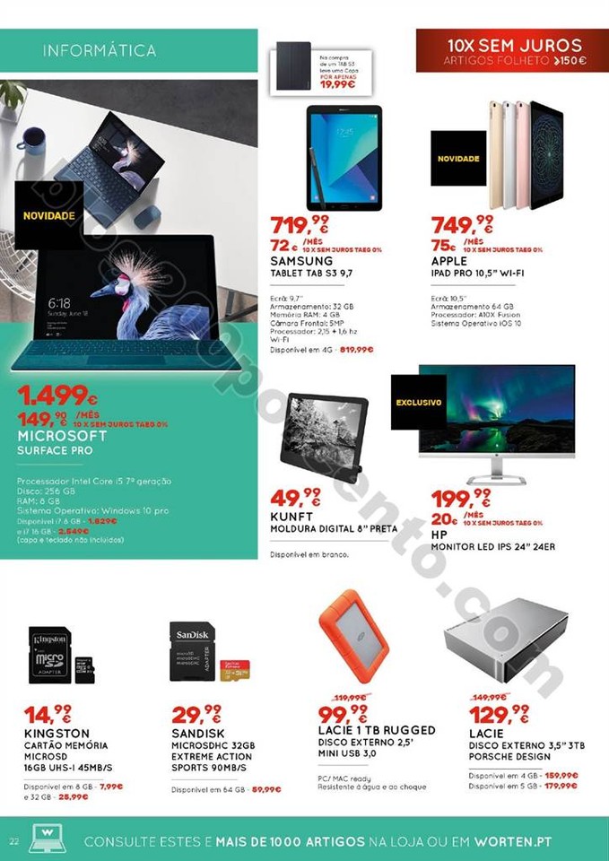 Antevisão Folheto Extra WORTEN Fotografia promoç