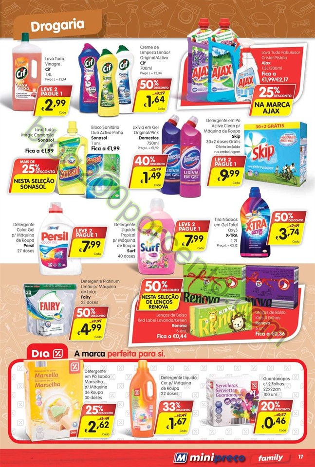 Antevisão Folheto MINIPREÇO Family de 10 a 16 ma