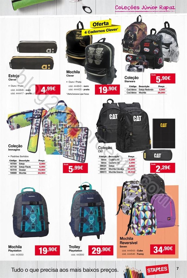 Antevisão Folheto STAPLES Regresso às aulas de 1