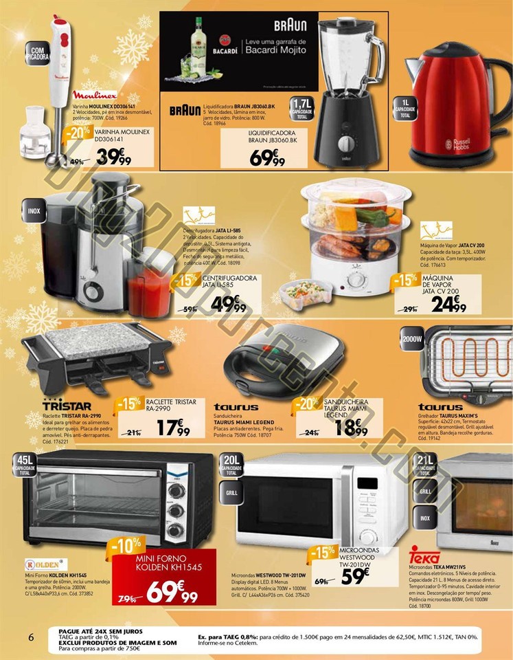 Novo Folheto CONFORAMA Natal de 17 a 31 dezembro p