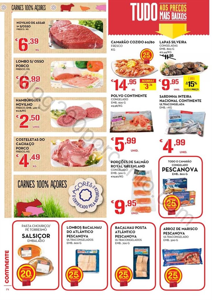Antevisão Folheto CONTINENTE Açores promoções 