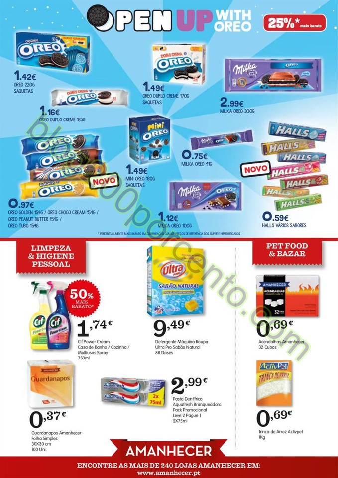 Novo Folheto AMANHECER Promoções de 19 janeiro a