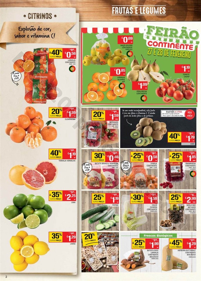 Antevisão Folheto CONTINENTE Promoções de 27 fe