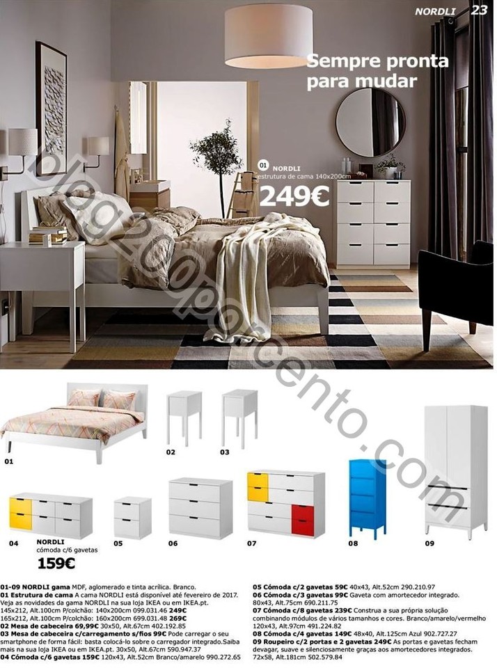 Novo Catálogo IKEA Quartos promoções até 31 ju