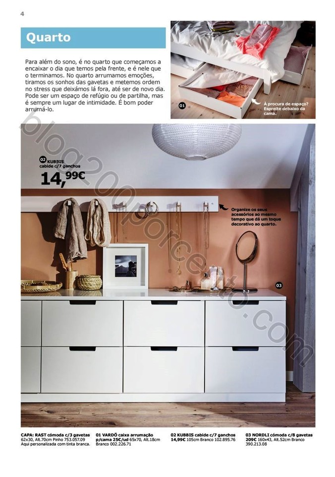 Antevisão Folheto IKEA Arrumação promoções de
