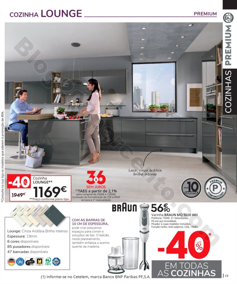 Antevisão Folheto CONFORAMA Cozinhas promoções 