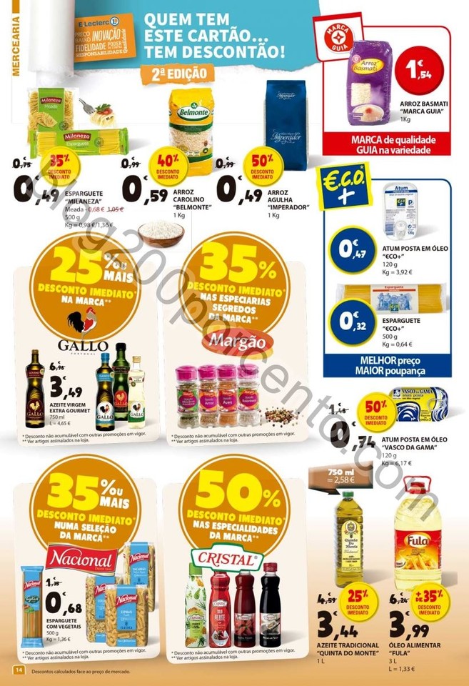 Antevisão Folheto E-LECLERC Promoções de 27 set