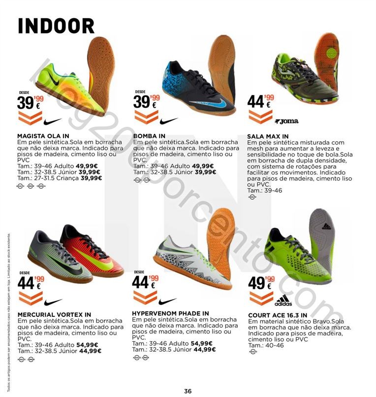 Novo Folheto SPORT ZONE Especial Futebol promoçõ