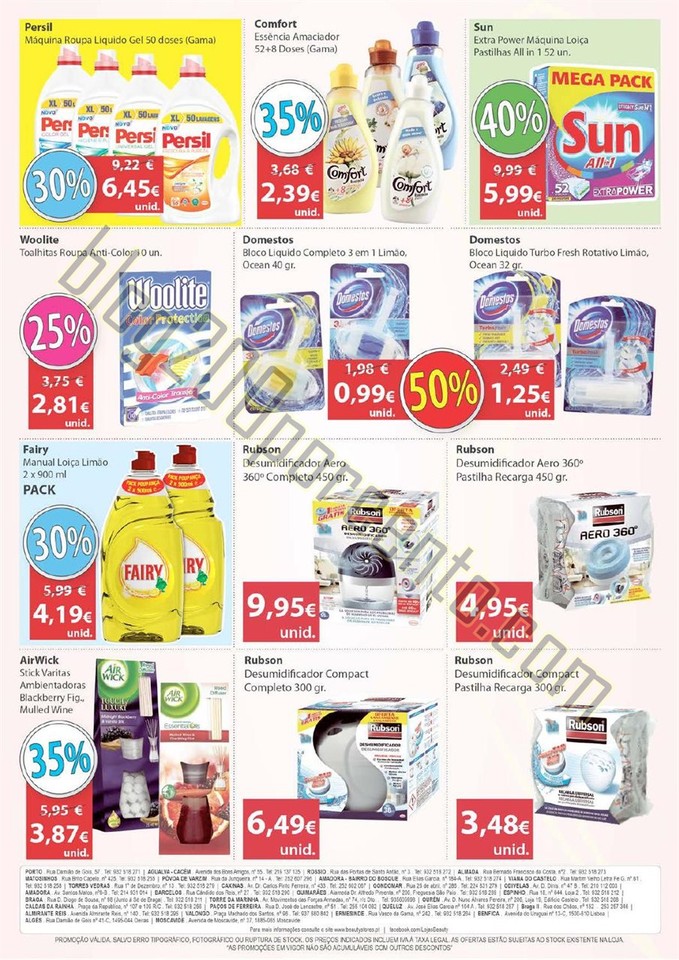 Novo Folheto BEAUTY STORES promoções de 11 dezem