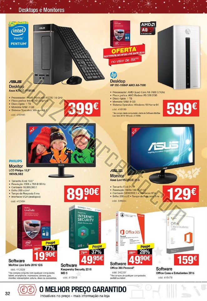 Antevisão Folheto STAPLES Natal promoções de 26