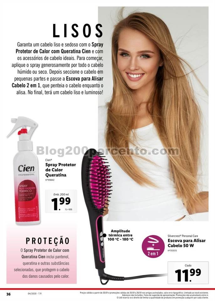 Antevisão Folheto LIDL Beleza Promoções de 20 a